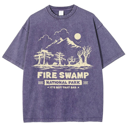 Flame Swamp National Park Vintage Distressed T-shirt