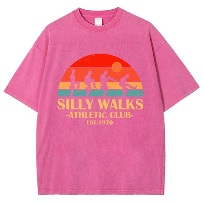 Silly Walks - Athletic Club Vintage Distressed T-shirt