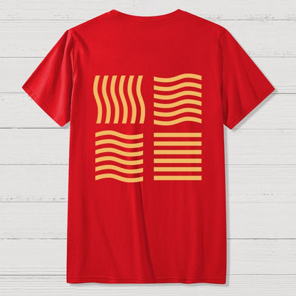 Elemental Stones  Back Printing Geek T-Shirt