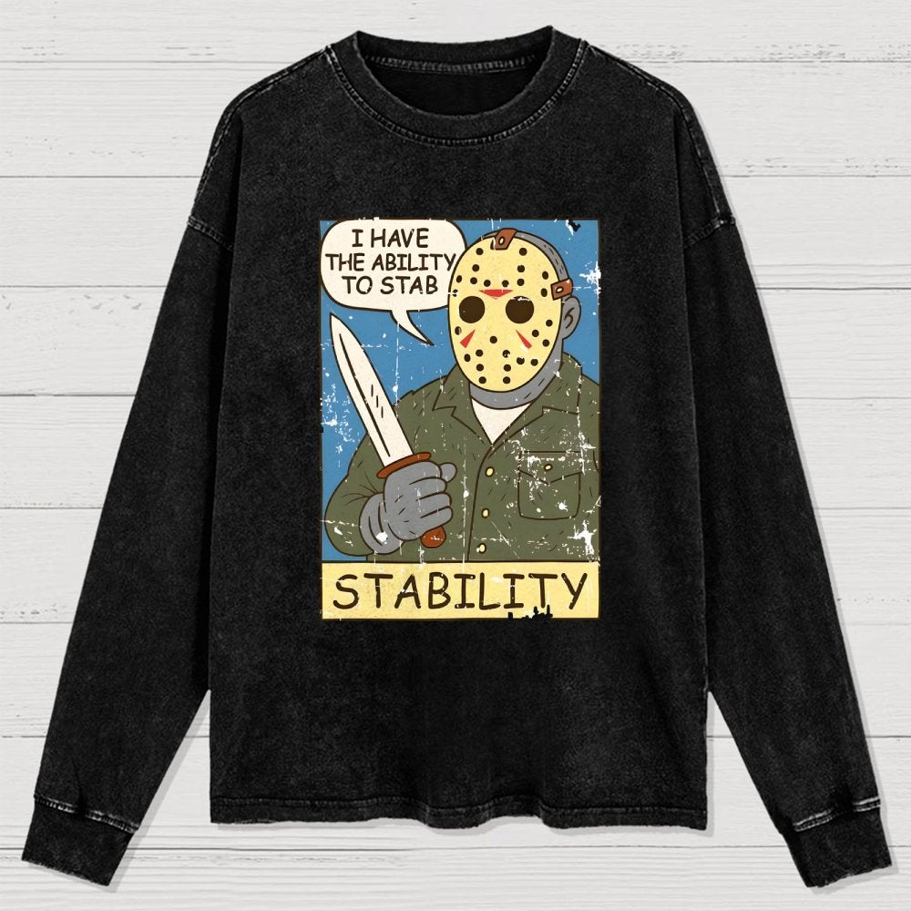 Stability Washed Long Sleeve Tee