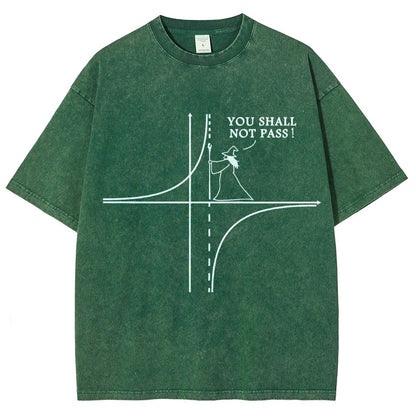 You Shall Not Pass Vintage Distressed T-shirt