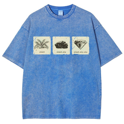 Internet Funny Plant.zip.zip Vintage Distressed T-shirt