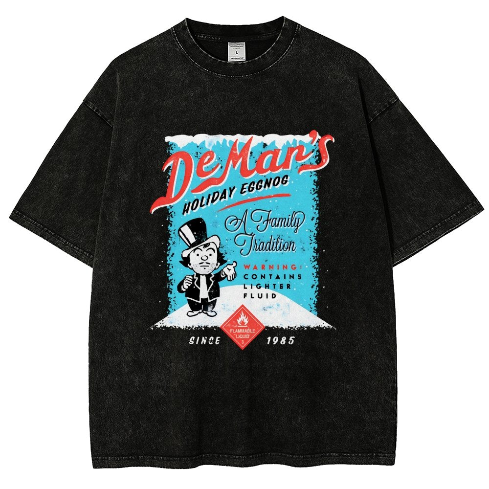 Charles DeMar's Eggnog with Lighter Fluid Vintage Distressed T-shirt