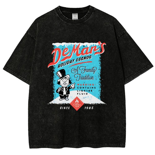 Charles DeMar's Eggnog with Lighter Fluid Vintage Distressed T-shirt