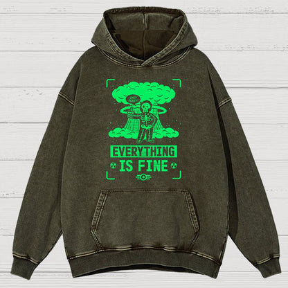 Nuclear Boy Vintage Distressed Hoodie