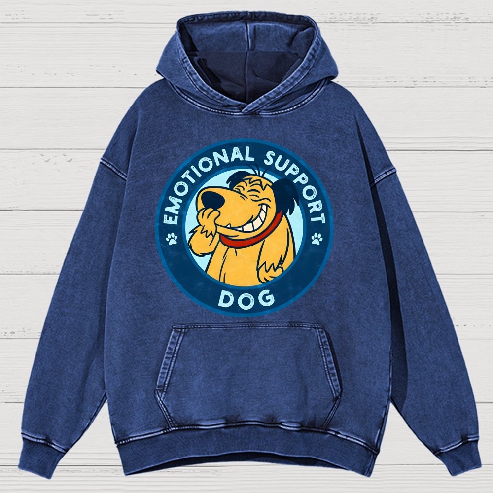 Dog Support Or Not? Vintage Distressed Hoodie