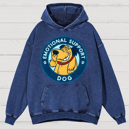 Dog Support Or Not? Vintage Distressed Hoodie