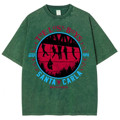 Futuristic Wanderers 2099 Vintage Distressed T-shirt