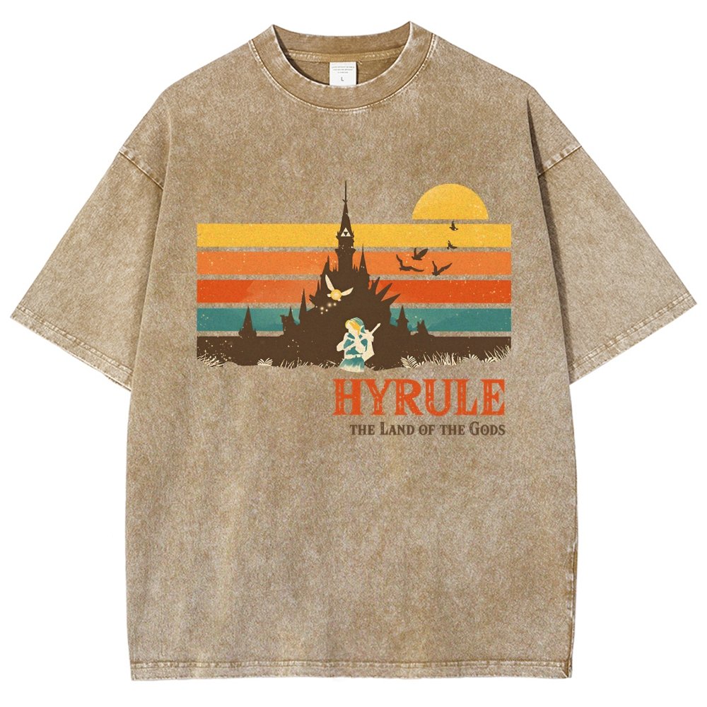 The Land Of Gods Vintage Distressed T-shirt