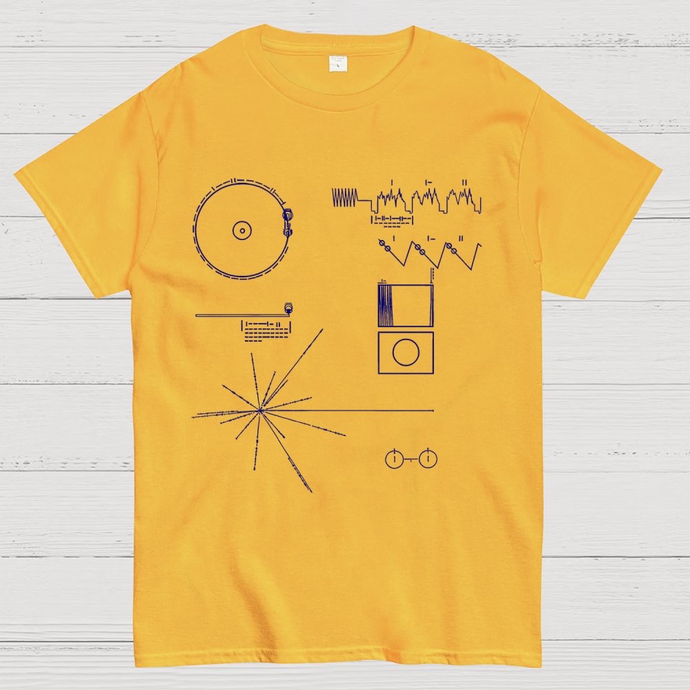 The Voyager Golden Record Geek T-Shirt