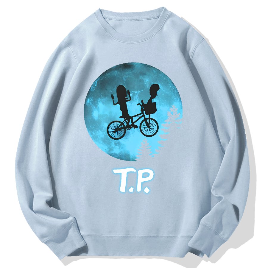 Funny Retro 80's Extraterrestrial Movie Parody 90's Geek Cotton Sweatshirt