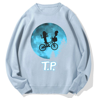 Funny Retro 80's Extraterrestrial Movie Parody 90's Geek Cotton Sweatshirt