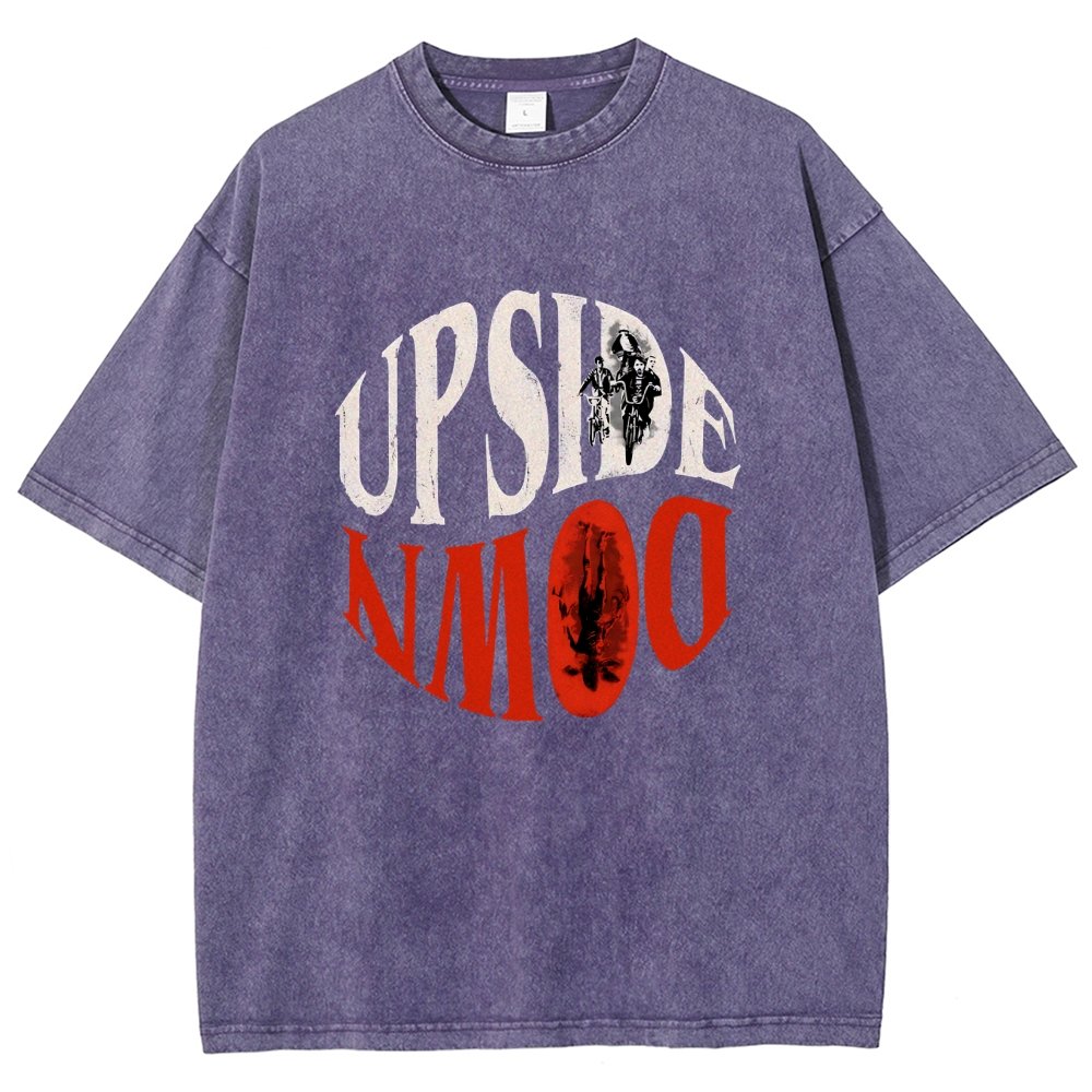 Upside Down Vintage Distressed T-shirt