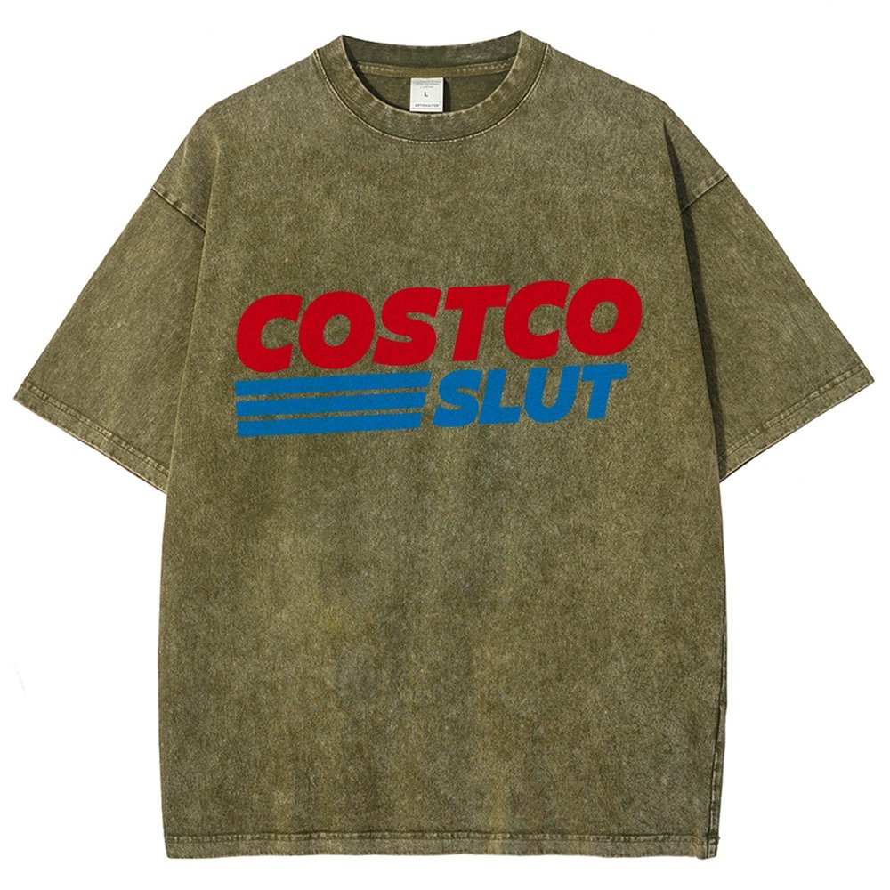 Costco Slut Vintage Distressed T-shirt