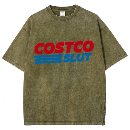 Costco Slut Vintage Distressed T-shirt