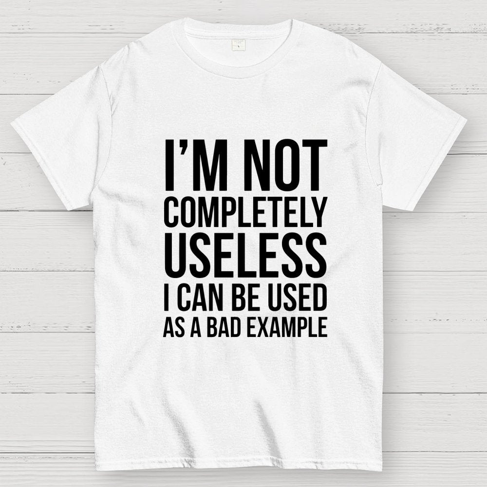 I'm Not Completely Useless Art Print Geek T-Shirt