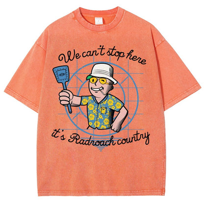 We Can’t Stop Here Vintage Distressed T-shirt