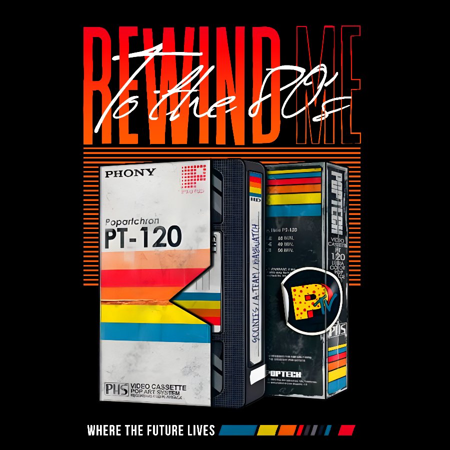 Rewind Me to The 80's Geek T-Shirt