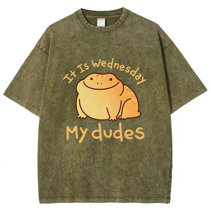 It's Wednesday My Dudes Vintage Distressed T-shirt