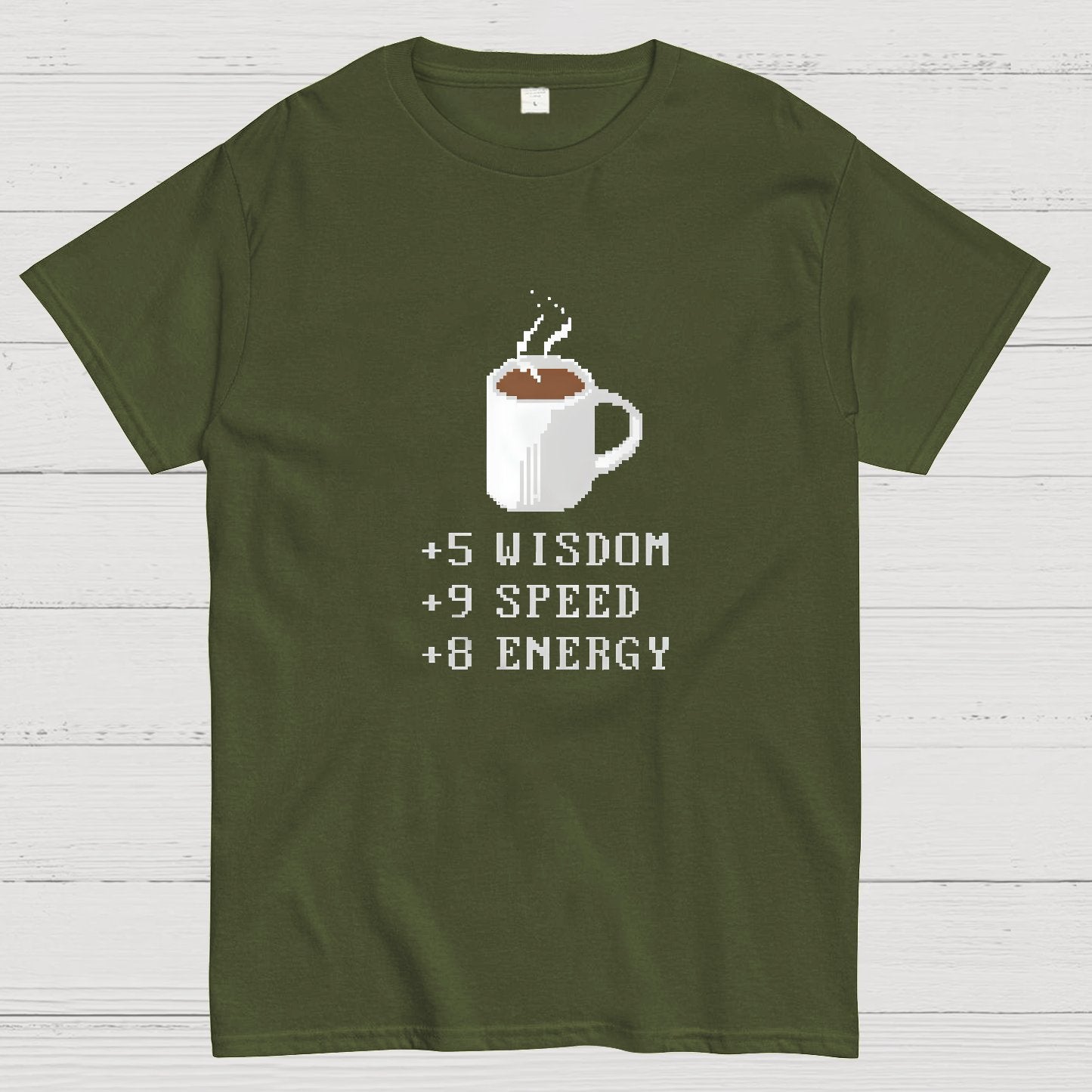 Coffee Plus To Stats Geeky T-Shirt