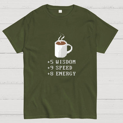 Coffee Plus To Stats Geeky T-Shirt