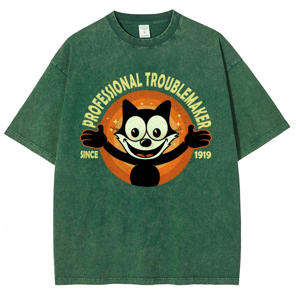 Professional Troublemaker Vintage Distressed T-shirt