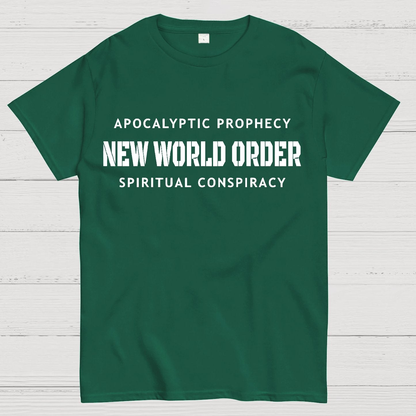 New World Order Spiritual Conspiracy Geek T-Shirt