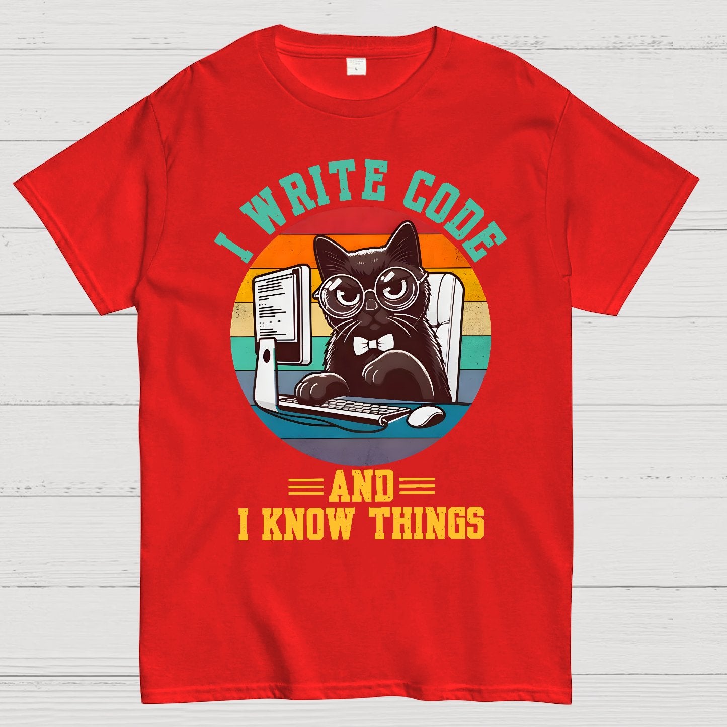 I Write Code And I Know Thing Geek T-Shirt