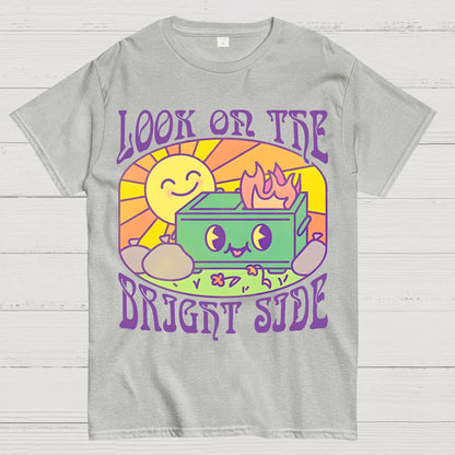 Optimistic Dumpster Fire Geek T-Shirt