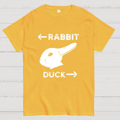 Wittgensteins Rabbit Duck Geeky T-Shirt