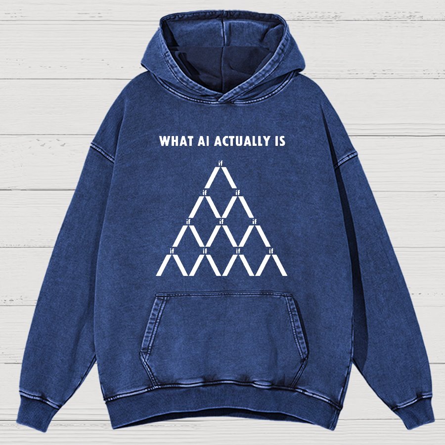 Artificial Intelligence Machine Learning Vintage Distressed Hoodie
