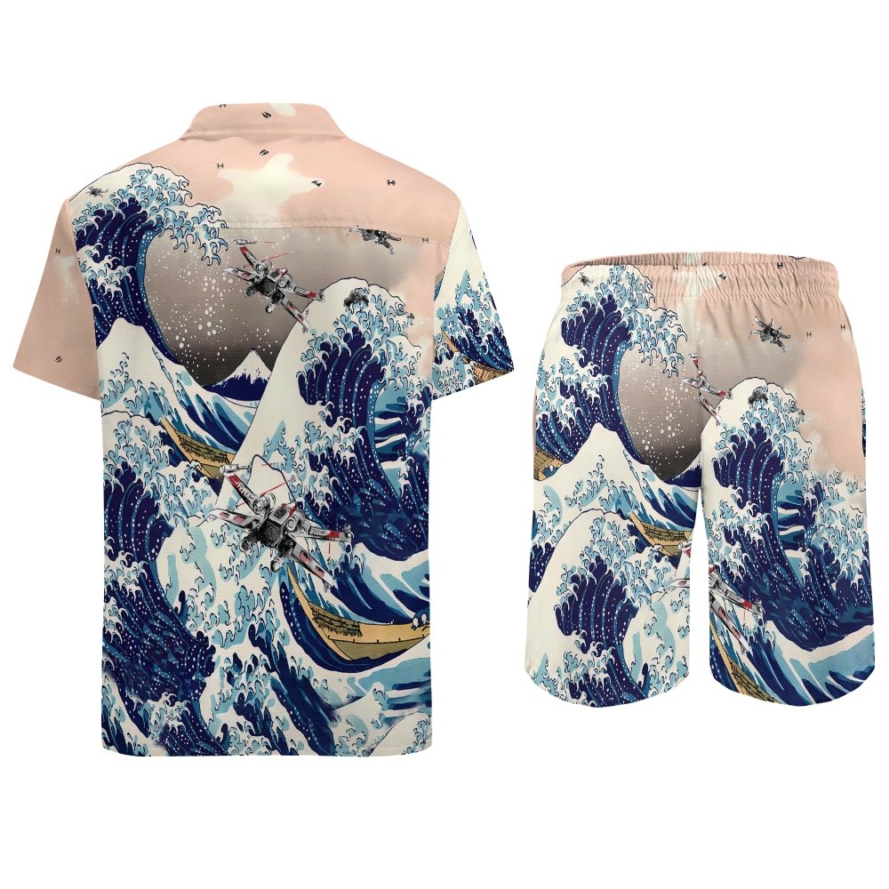 Sea Flight Battle Hawaiian Shirt Set