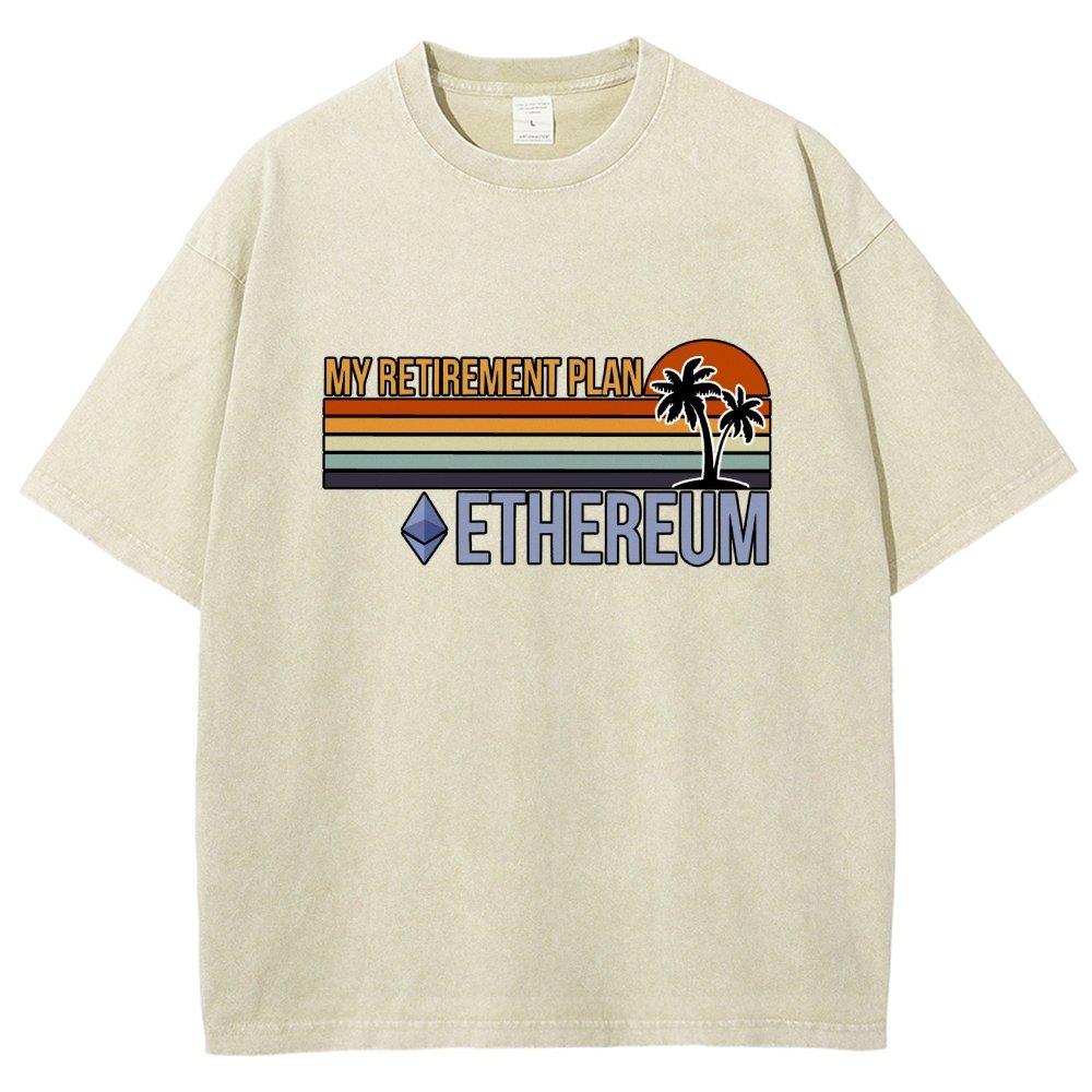ETH Retirement Plan Vintage Distressed T-shirt