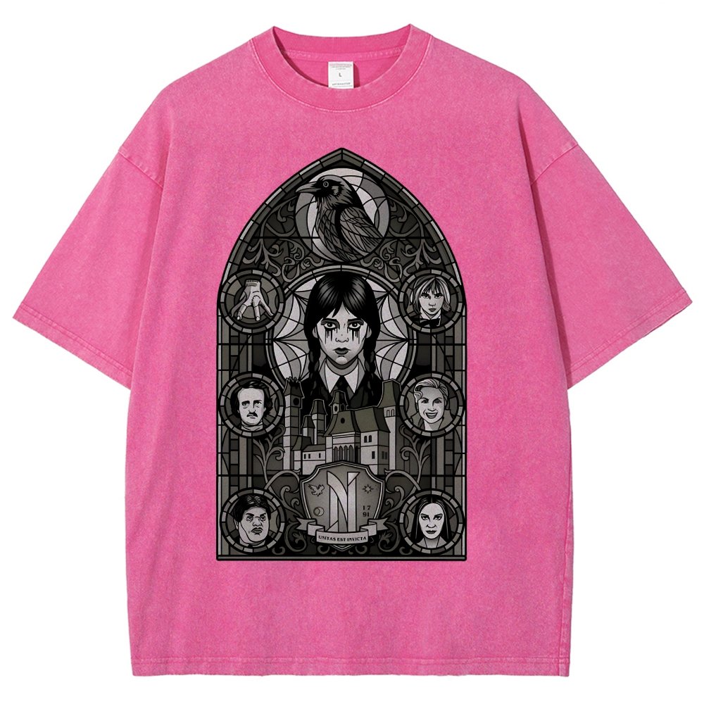 Stained Glass of Outcasts Vintage Distressed T-shirt