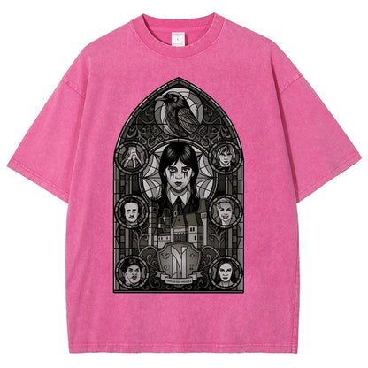 Stained Glass of Outcasts Vintage Distressed T-shirt