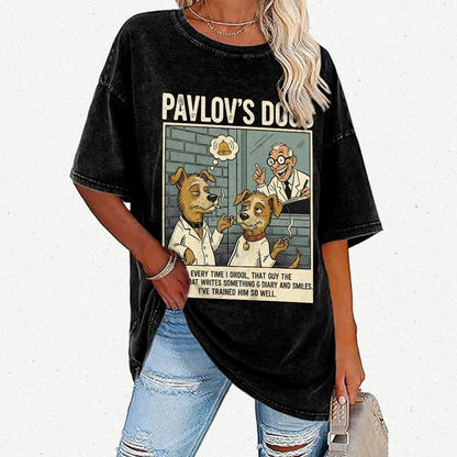 Pavlov's Dogs Art Print Vintage Distressed T-shirt