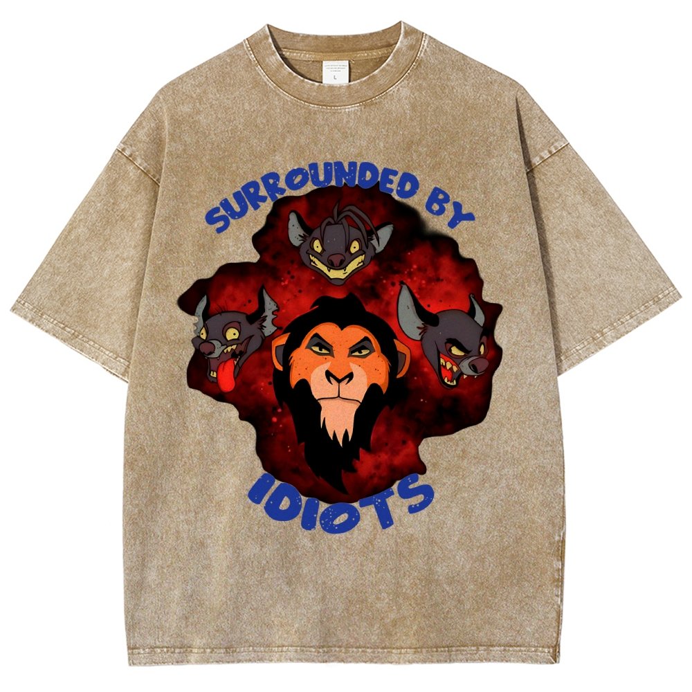 Surrounded By Idiots Vintage Distressed T-shirt