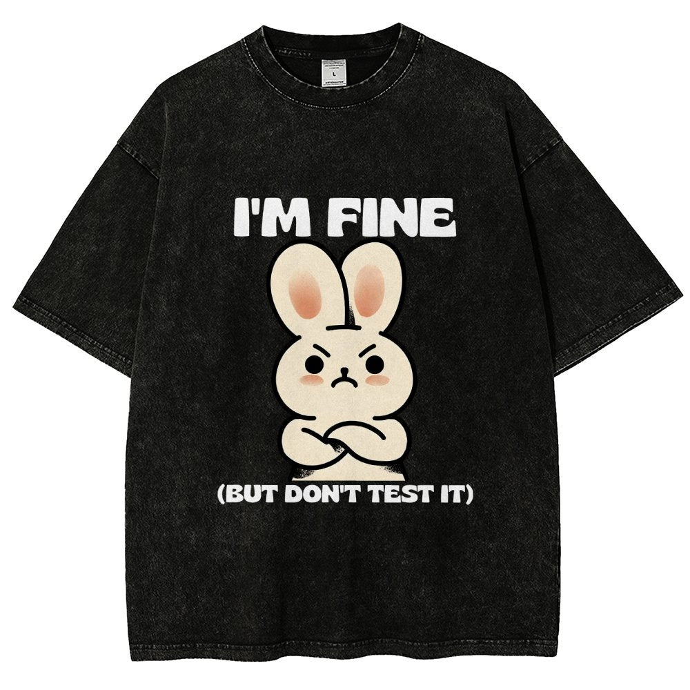 I'm Fine... Vintage Distressed T-shirt
