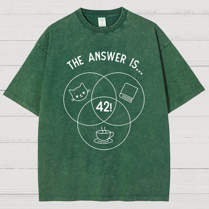 42 Cats Vintage Distressed T-shirt
