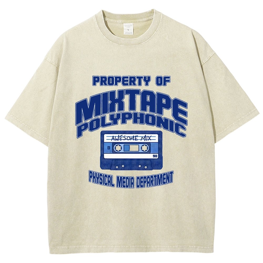Property of Mixtape Polyphonic Vintage Distressed T-shirt