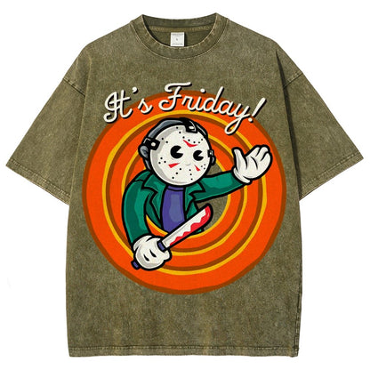 It's Friday Vintage Distressed T-shirt