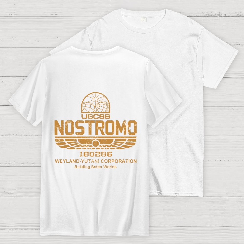 Mystery Ship Front And Back Printing Geek T-Shirt