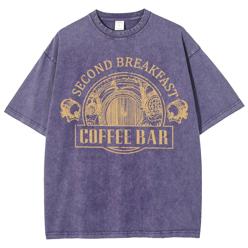 Extra Breakfast Coffee Vintage Distressed T-shirt