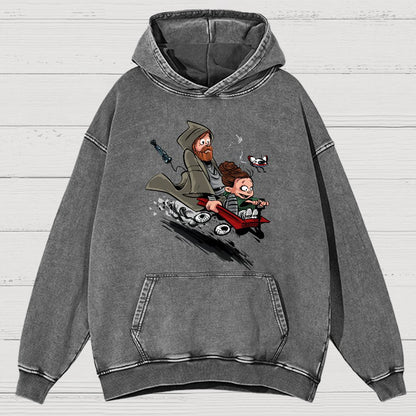 Ben And The Princess Vintage Distressed Hoodie