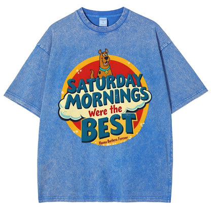 80s Saturday Morning Vintage Distressed T-shirt