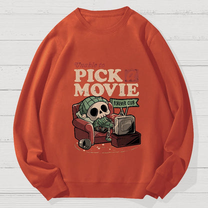 Pick Movie Geek Cotton Sweatshirt