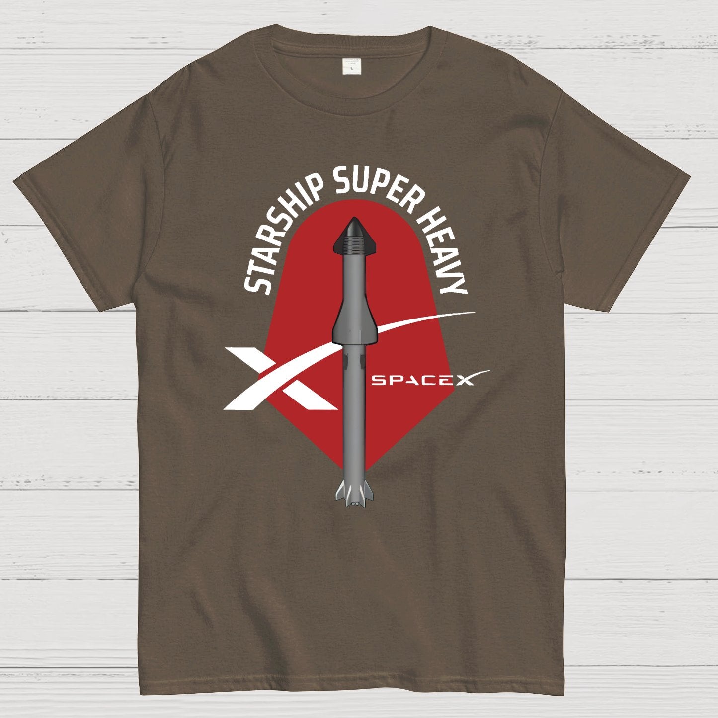 SpaceX Starship Rocket Geek T-Shirt