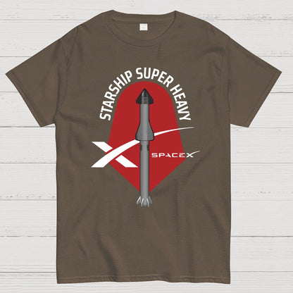 SpaceX Starship Rocket Geek T-Shirt