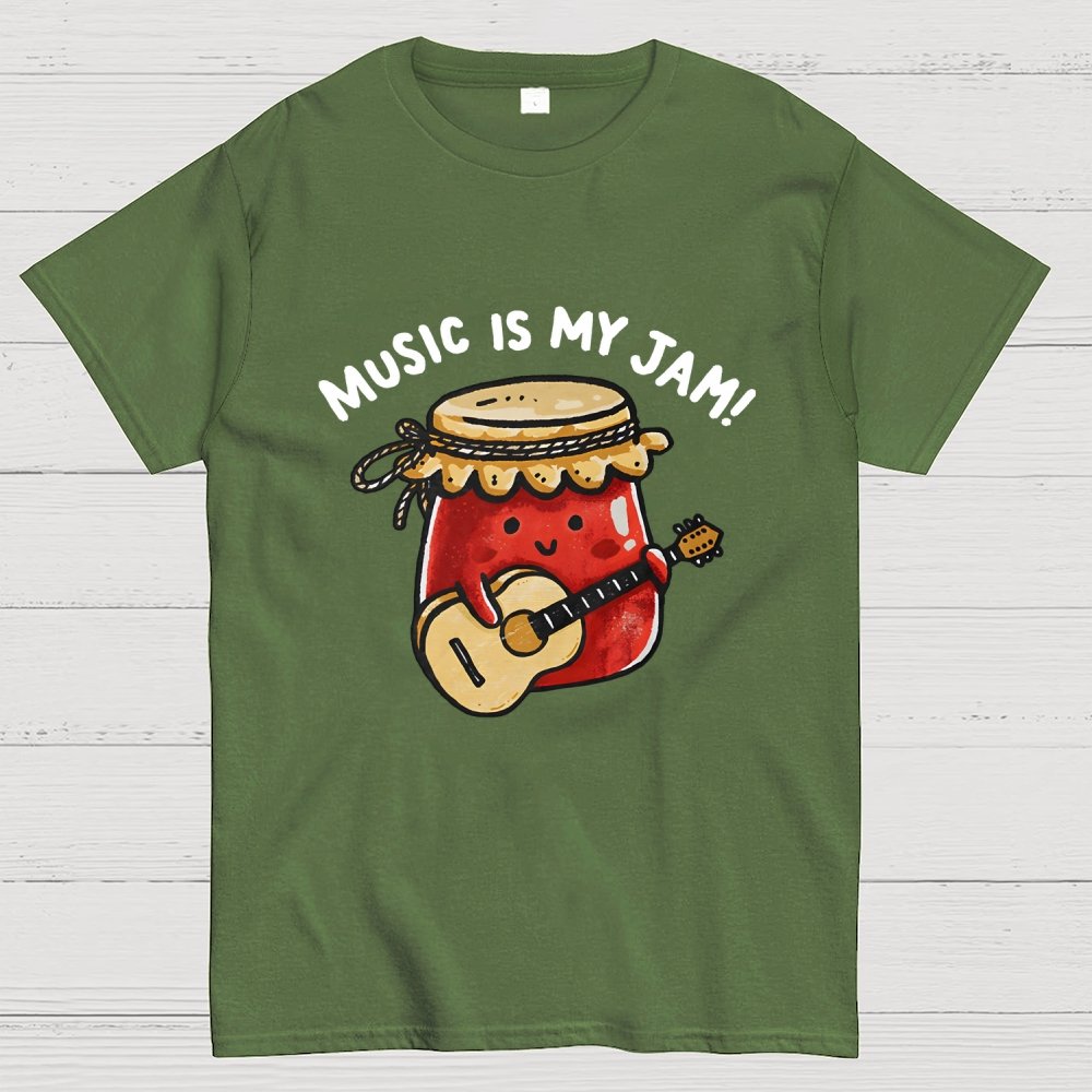 Music Is My Jam Geek T-Shirt