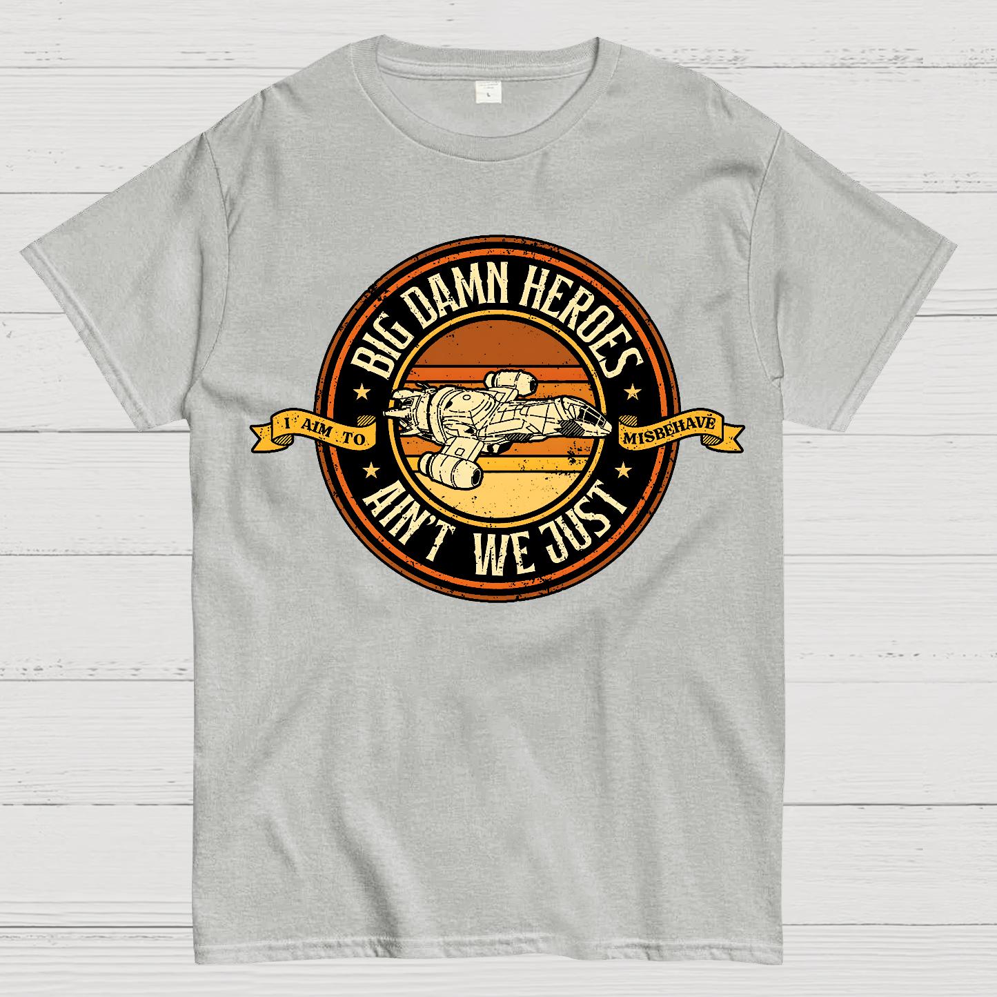 Big Damn Retro Heroes Geek T-Shirt